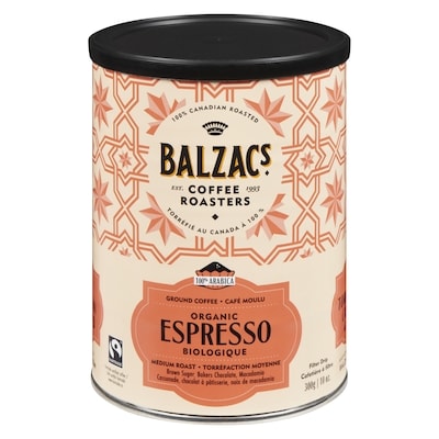 Balzac's Espresso Grind Coffee Can 300 g, $6.33/100g