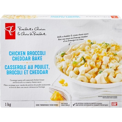 President's Choice Chicken Broccoli Cheddar Bake 1 kg, $1.30/100g