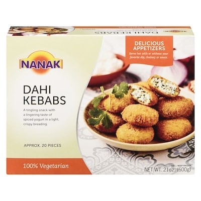 Nanak Dahi Kebabs  600 g, $1.67/100g