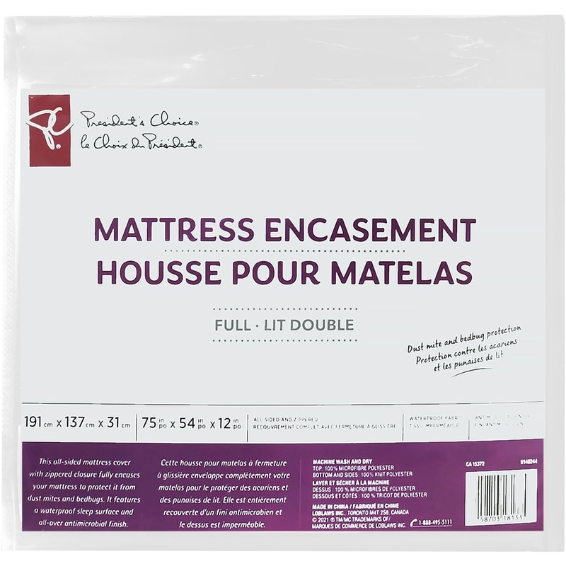 President's Choice Full Mattress Encasement