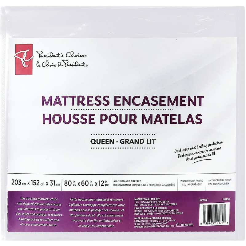 President's Choice Queen Mattress Encasement