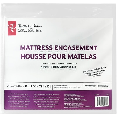 le Choix du Président President's Choice Housse pour matelas, très grand lit 1 ea, 60,00 $/1ch