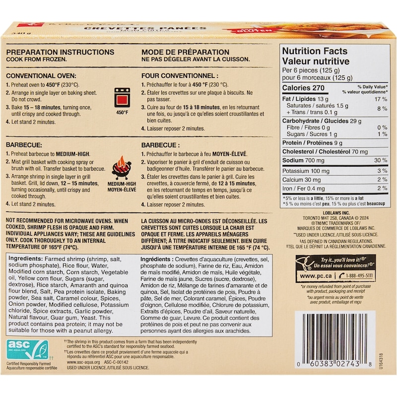 Breaded Shrimp Gluten Free