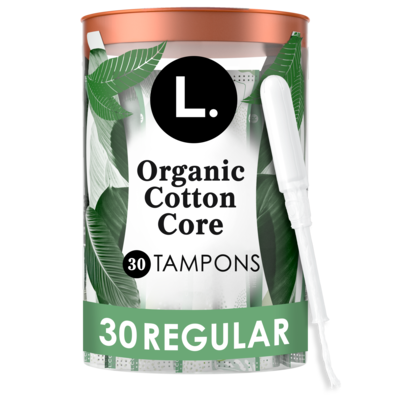 L. Tampons Regular Absorbency, Made with Organic Cotton, 30 CT 30 ea, $0.55/1ea
