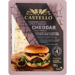 Castello Castello Ched Poiv Noir Tranch 150 g, 6,33 $/100g