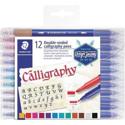 Staedtler STDL STYLOS CALLIGRAPHIE DBL 1 ea, 10,00 $/1ch