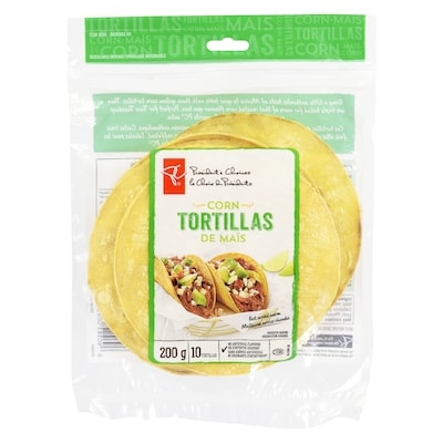 le Choix du Président Tortillas de maïs 200 g, 1,75 $/100g