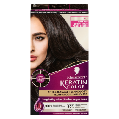 Schwarzkopf Rich Even Color Permanent 4.1 Dark Ash Brown 60 ml, $27.48/100ml