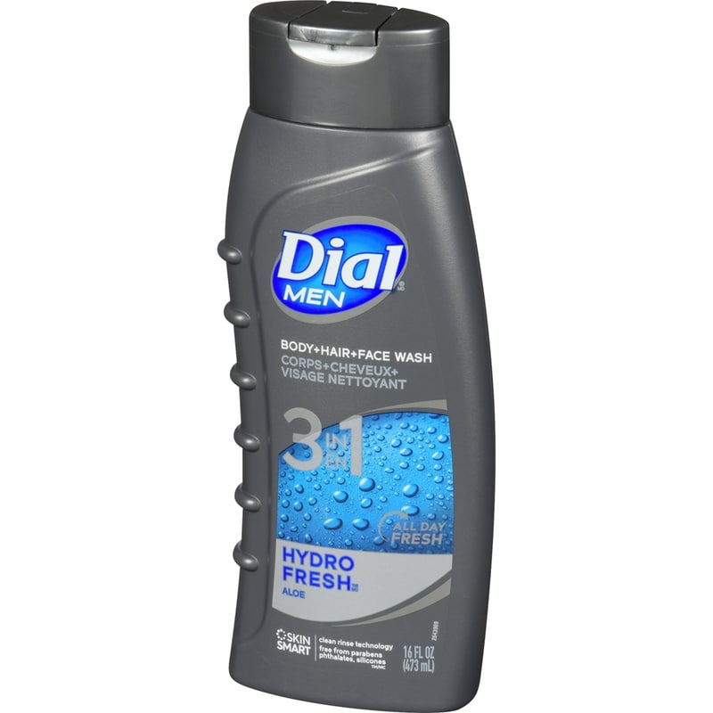 Men 3in1 Body Wash, Hair Wash and Face Wash, Refresh, Blue Sage Scent