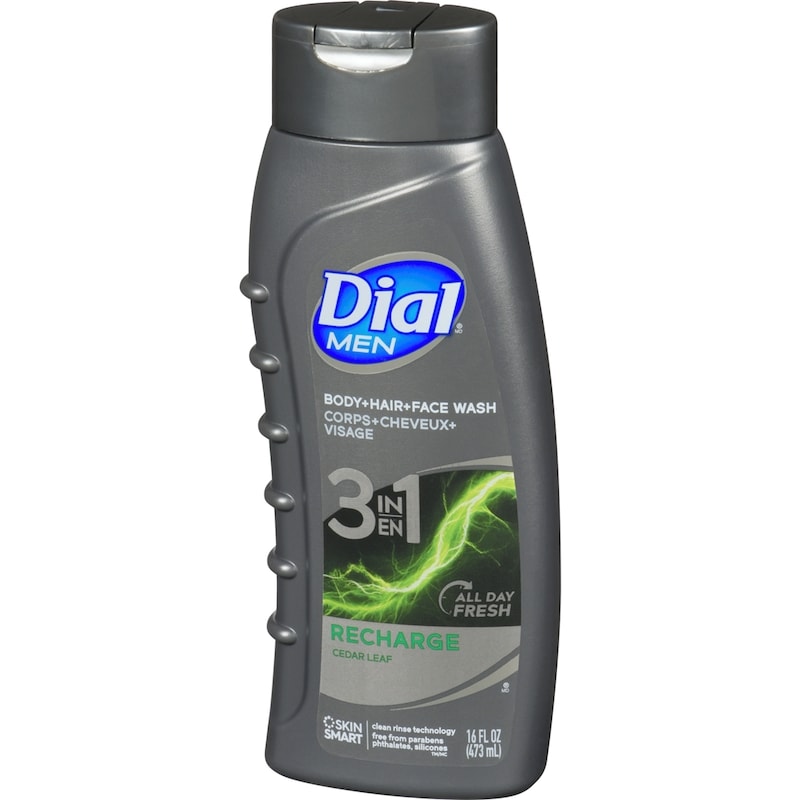 Men 3in1 Body, Hair and Face Wash, Recharge, Cedar Leaf Scent