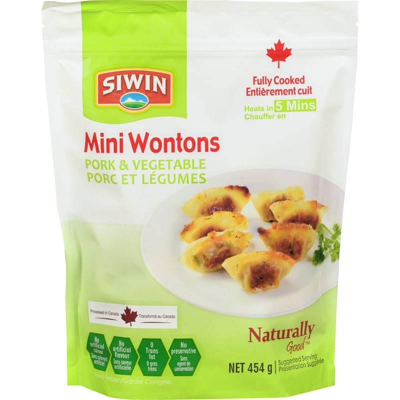 Siwin Pork & Vegetable Mini Wontons - 454 g | Loblaws