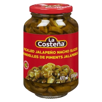 La Costena Pickled Jalapeño Nacho Slices  477 ml, $0.91/100g