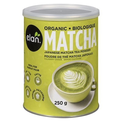Elan Organic Japanese Matcha Green Tea Powder 250 g, $11.20/100g
