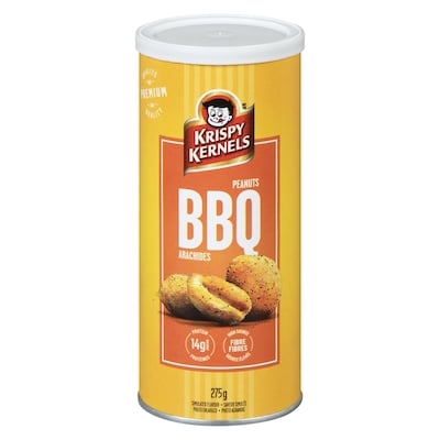 Krispy Kernels Arachides Bbq 275 g, 1,63 $/100g