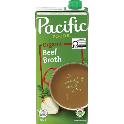 Pacific Foods Organic Beef Broth 946 ml, $0.69/100ml