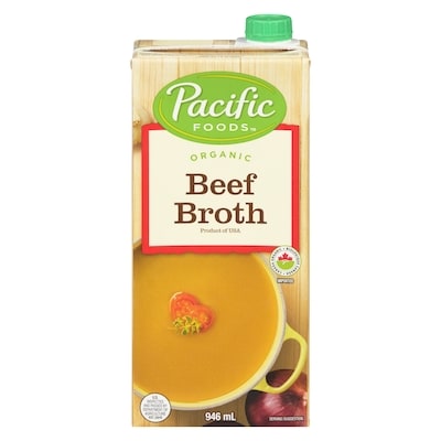 Pacific Foods Organic Beef Broth 946 ml, $0.69/100ml