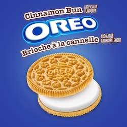 Christie OREO Cinnamon Bun Sandwich Cookies, Packable, snackable