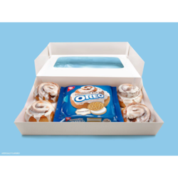 Christie OREO Cinnamon Bun Sandwich Cookies, Packable, snackable