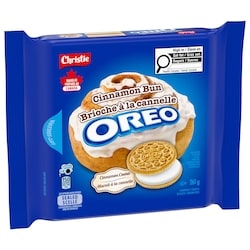 Christie OREO Cinnamon Bun Sandwich Cookies, Packable, snackable