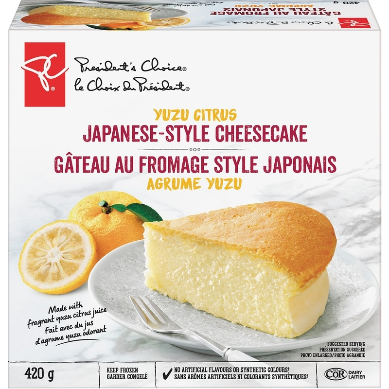 cheesecake様 President's Choice Yuzu Citrus Japanese-Style Cheesecake