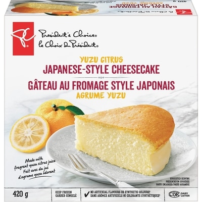le Choix du Président Gâteau au fromage style japonais à l'agrume yuzu 420 g, 2,62 $/100g
