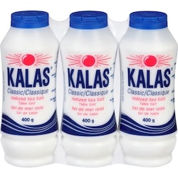 Kalas Classic Table Salt Iodized Sea Salt 1200 g, $0.37/100g