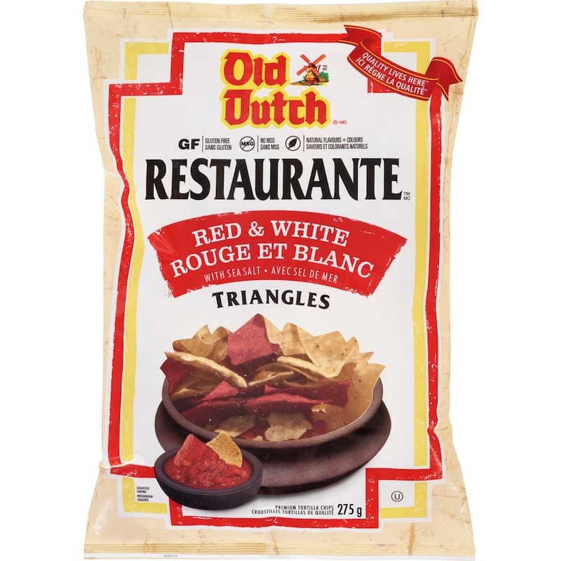 Restaurante Premium Tortilla Chips Red & White with Sea Salt 