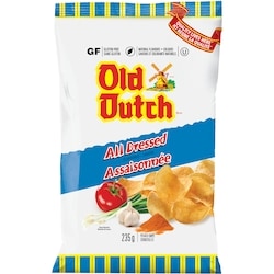 Old Dutch All Dressed Crisps 235 g, $2.12/100g