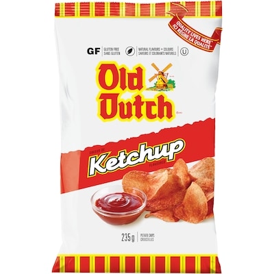 Old Dutch Ketchup Chips 235 g, $2.12/100g