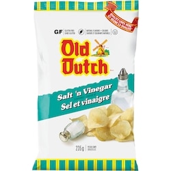 Old Dutch Od Sel Et Vinaigre 235 g, 1,91 $/100g