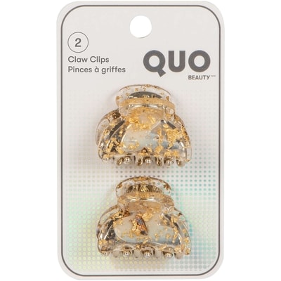 Quo Beauty Claw Clip, Gold Foil, 2 Pieces 2 ea, $4.00/1ea