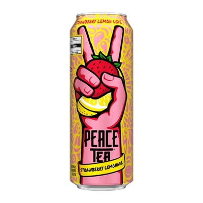 Peace Tea Iced Tea Strawberry Lemon Love Can 695 ml, $0.29/100ml