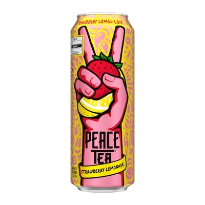 Peace Tea Iced Tea Strawberry Lemon Love Can 695 ml, $0.25/100ml