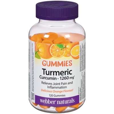 Webber Naturals Gummies Turmeric Curcumin 120 ea, $0.17/1ea