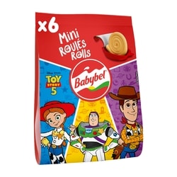 Babybel Mini Rolls Cheese Snacks 6P 102 g, $6.36/100g
