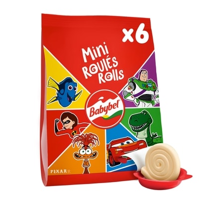 Babybel Dairy Snack Rolls 19% M.F. 6 Portion x 17 g 102 g, $6.36/100g