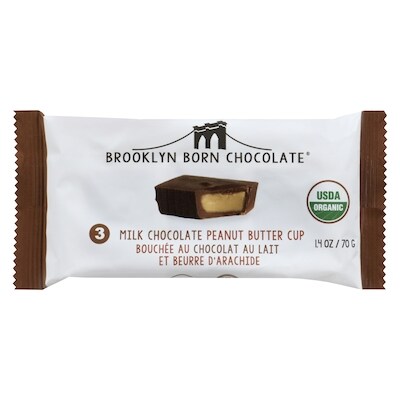 Brooklyn Born Chocolate 3 bouchée au chocolat au lait et beurre d'arachide 39.68 g, 8,29 $/100g
