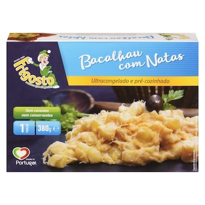 Frigosto Frozen And Precooked Cod With Cream  380 g, $1.84/100g