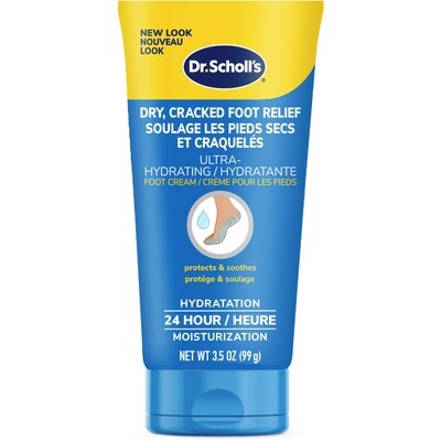 Dr. Scholl’s Crème pour les pieds ultra hydratante 100 g, 9,39 $/100g