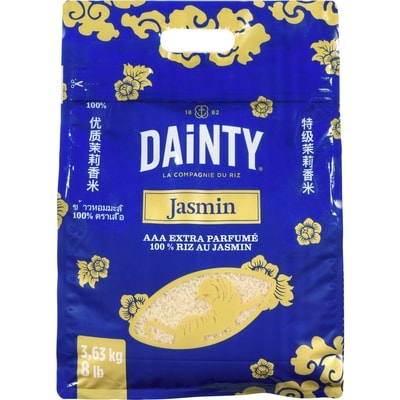 Riz Dainty 100 % Riz Au Jasmin 3.63 kg, 0,66 $/100g