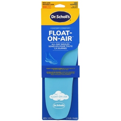 Dr Scholls Float-On-Air Comfort Insoles, Mens 1 ea, $19.99/1ea