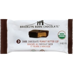 Brooklyn Born Chocolate 3 Dark Chocolate Peanut Butter Cup 39.68 g, $8.80/100g