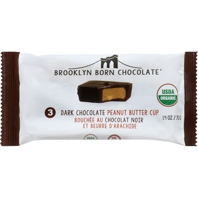 Brooklyn Born Chocolate 3 bouchée au chocolat noir et beurre d'arachide 39.68 g, 8,29 $/100g