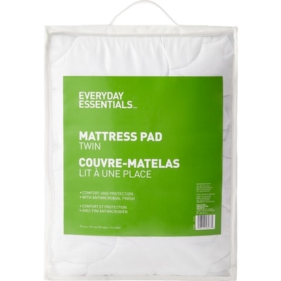 Everyday Essentials Mattress Pad, Twin 1 ea, $30.00/1ea