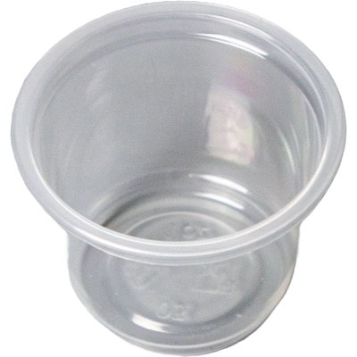 null 1 Oz  gobelets portion transparents 200 ea, 2,99 $/1ch