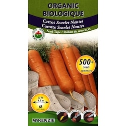 McKenzie Seeds Sow Easy Carrot Scarlet Nantes 1 ea, $3.29/1ea