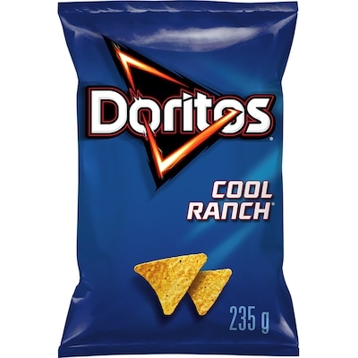 Doritos Cool Ranch Flavoured Tortilla Chips 235 g, $2.34/100g