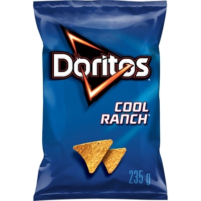 Doritos Cool Ranch Flavoured Tortilla Chips 235 g, $2.34/100g