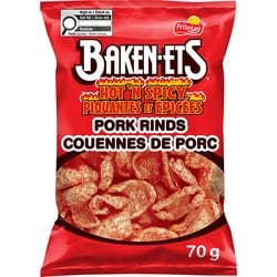 Baken-Ets Hot & Spicy Pork Rinds 70 g, $4.26/100g