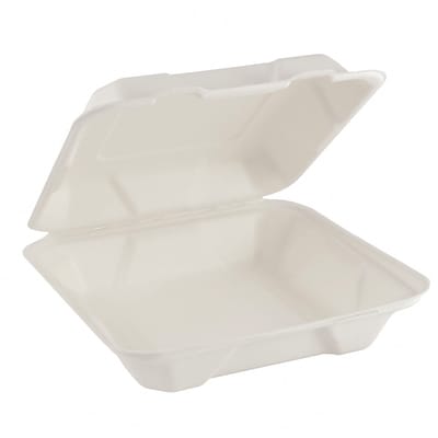 null Contenant à emballage double coque 8 x 8 x 3, 50 unités 50 ea, 12,99 $/1ch